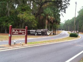 Blythe Island Park Entrance