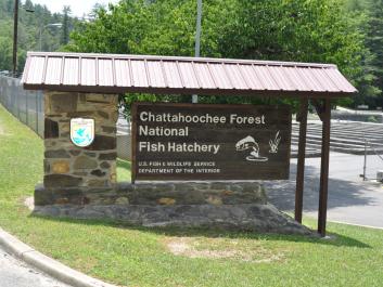 Entrance - Chattahoochee Forest National Fish Hatchery