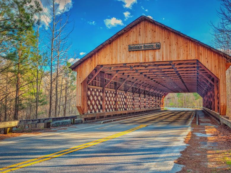 Haralson Mill Wooden Covered Bridge Official Tourism & Travel