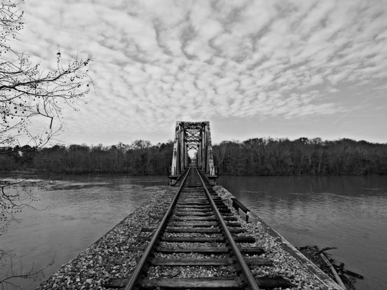 Train Bridge Over the Flint River, Cheney Griffen Park Official Tourism & Travel