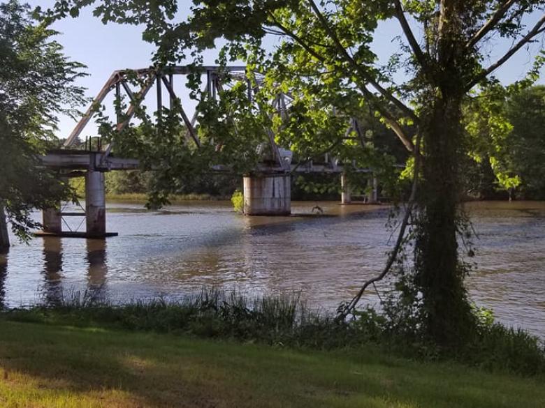 Train Bridge Over the Flint River, Cheney Griffen Park Official Tourism & Travel