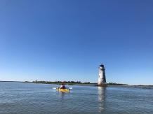 Kayaking at Tybee Island. Photo by Doreen Nuessle, @doreennuessle3