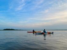 Kayaking off of Little St. Simons Island