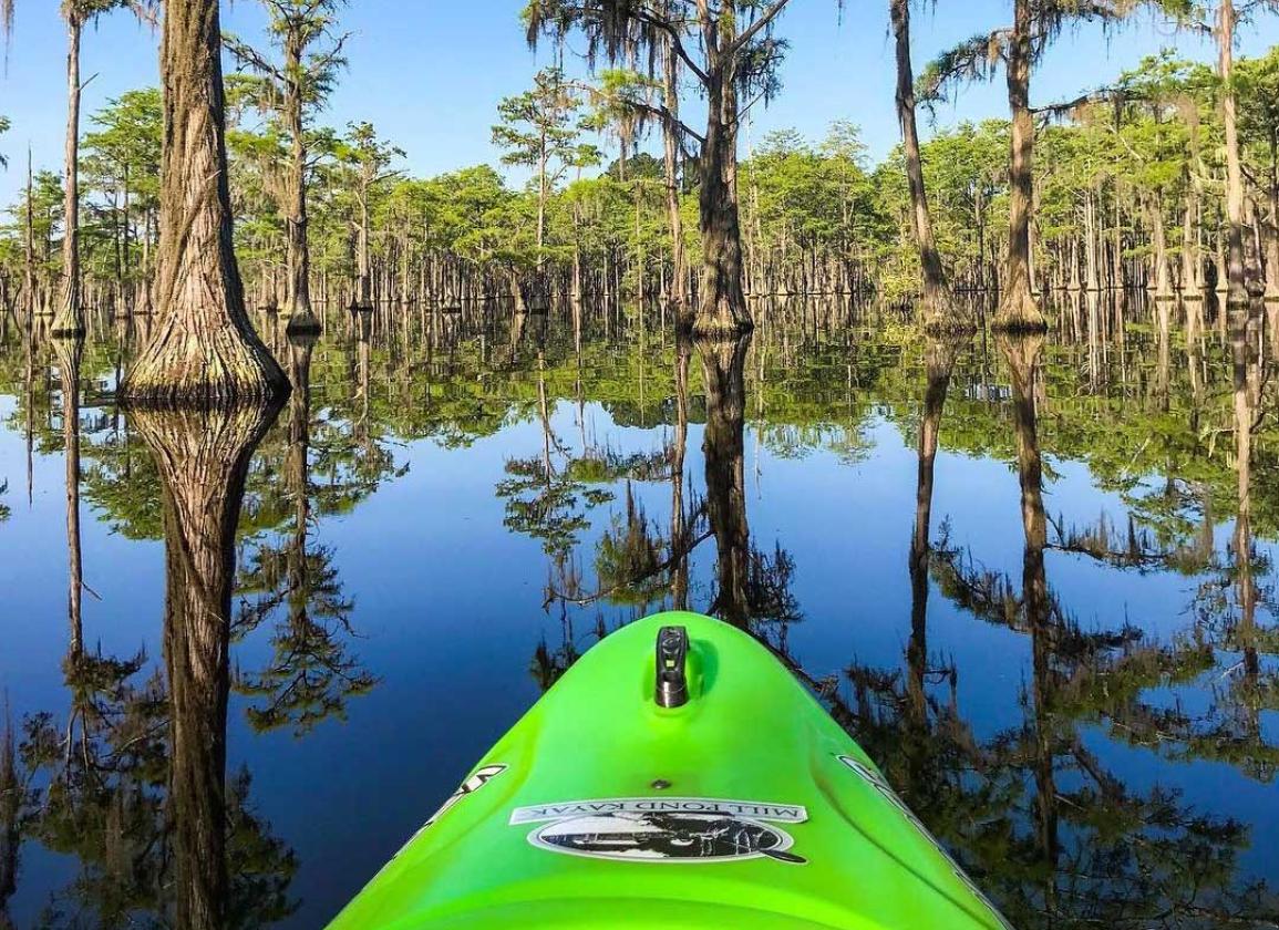 mill pond kayaking