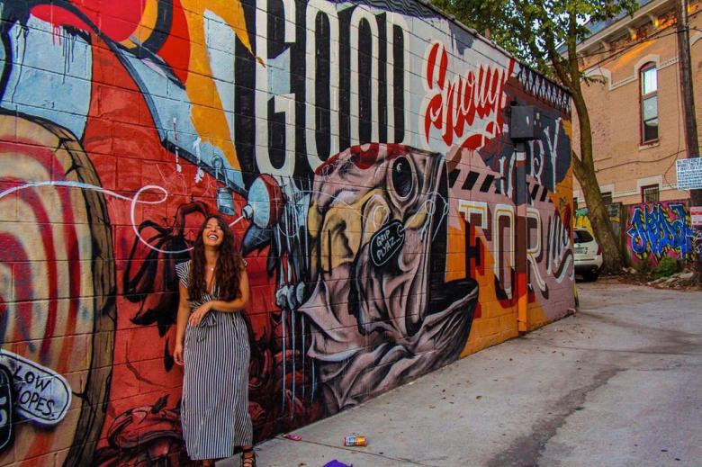 Mural in Little Five Points in Atlanta, Georgia