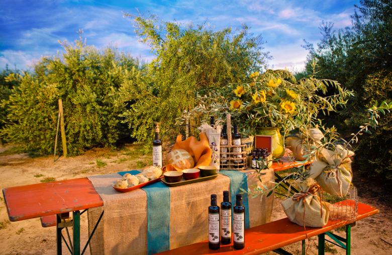 Georgia Grown display at Georgia Olive Farms in Lakeland