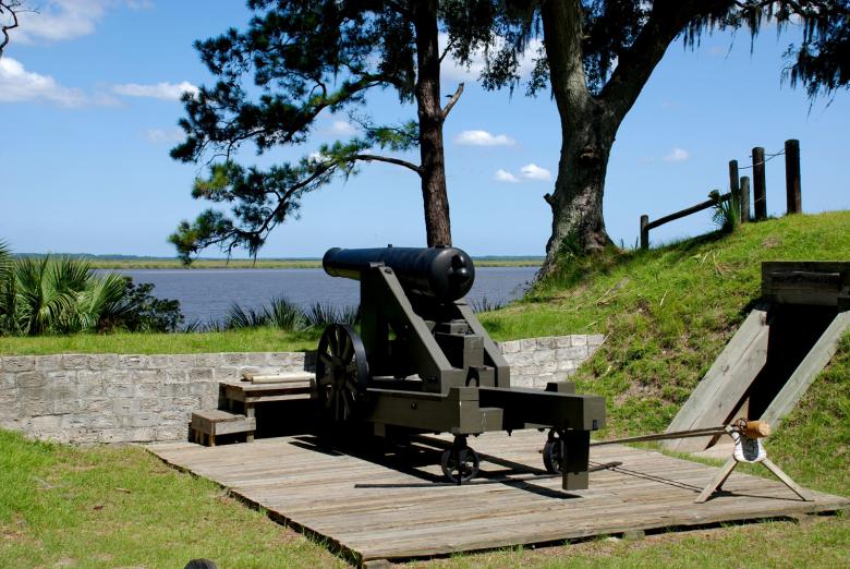 Fort McAllister State Park in Richmond Hill, Georgia