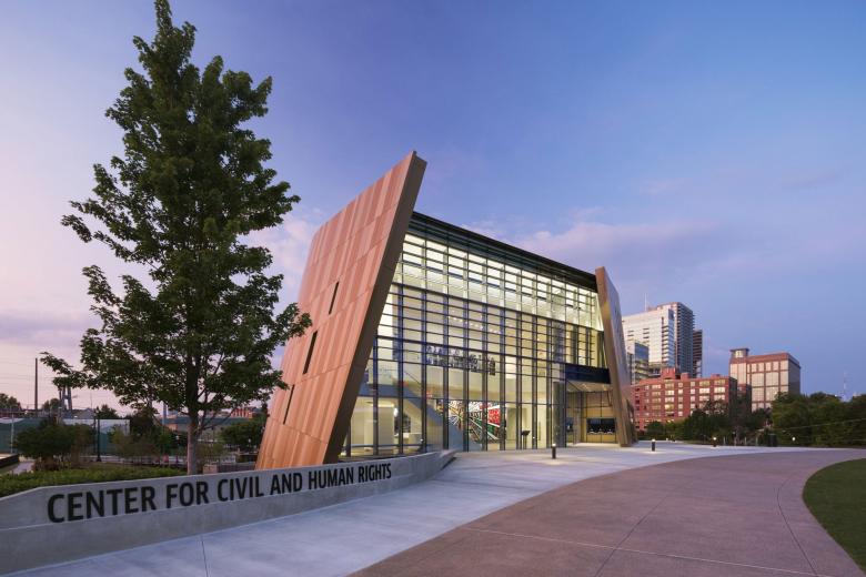 National Center for Civil and Human Rights in Atlanta, Georgia. Photo by Albert Vecerka-Esto & The Freelon Group-HOK