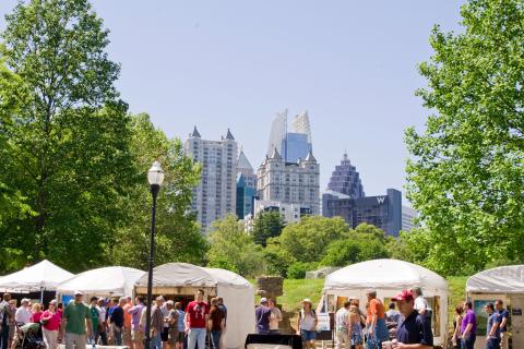 Dogwood Festival in Atlanta's Piedmont Park