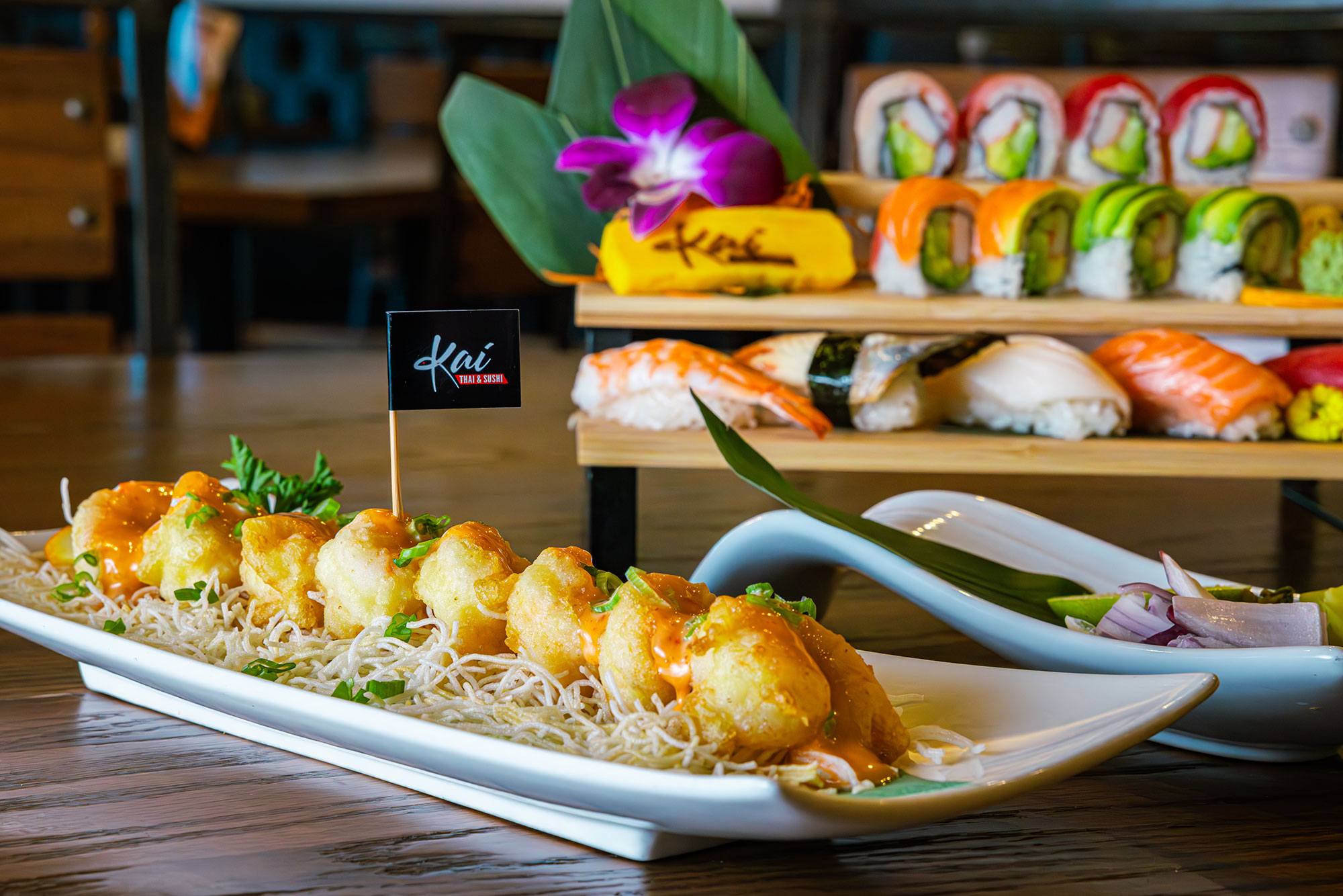 Sushi at Kai Thai in Milledgeville, Georgia