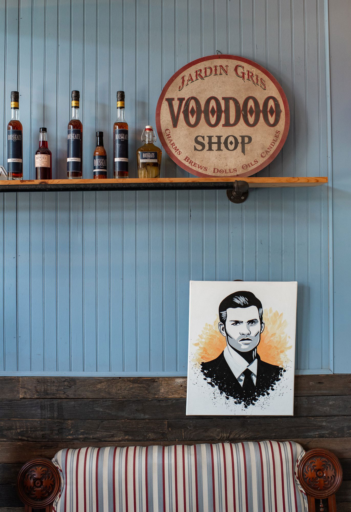 Memorabilia from The Originals inside Sweet Treat Depot in Conyers, Georgia