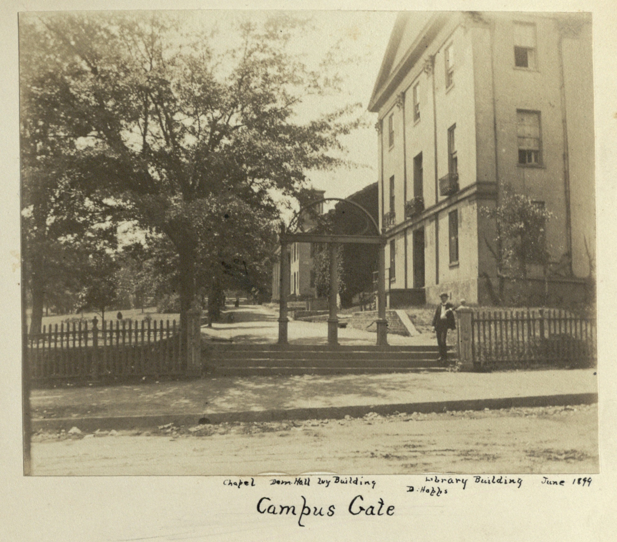UGA Arch. Photo courtesy Hargrett Rare Book and Manuscript Library at UGA, Athens